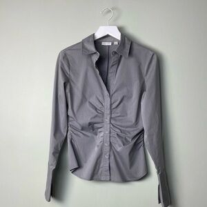 Pair of NY&Co Dress Shirts Gray & Black / Size M